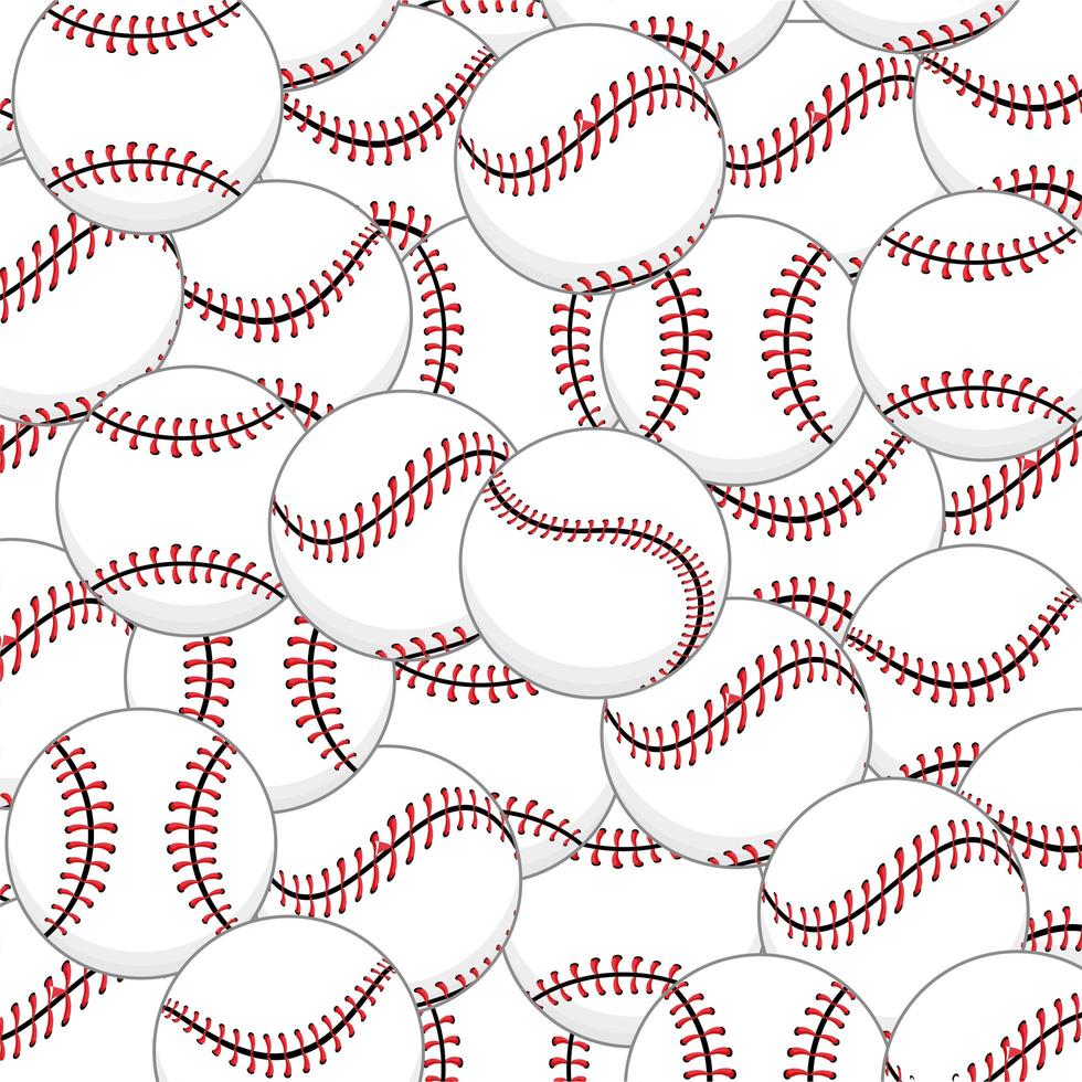 Baseball ball pattern background 1270895 Vector Art at Vecteezy