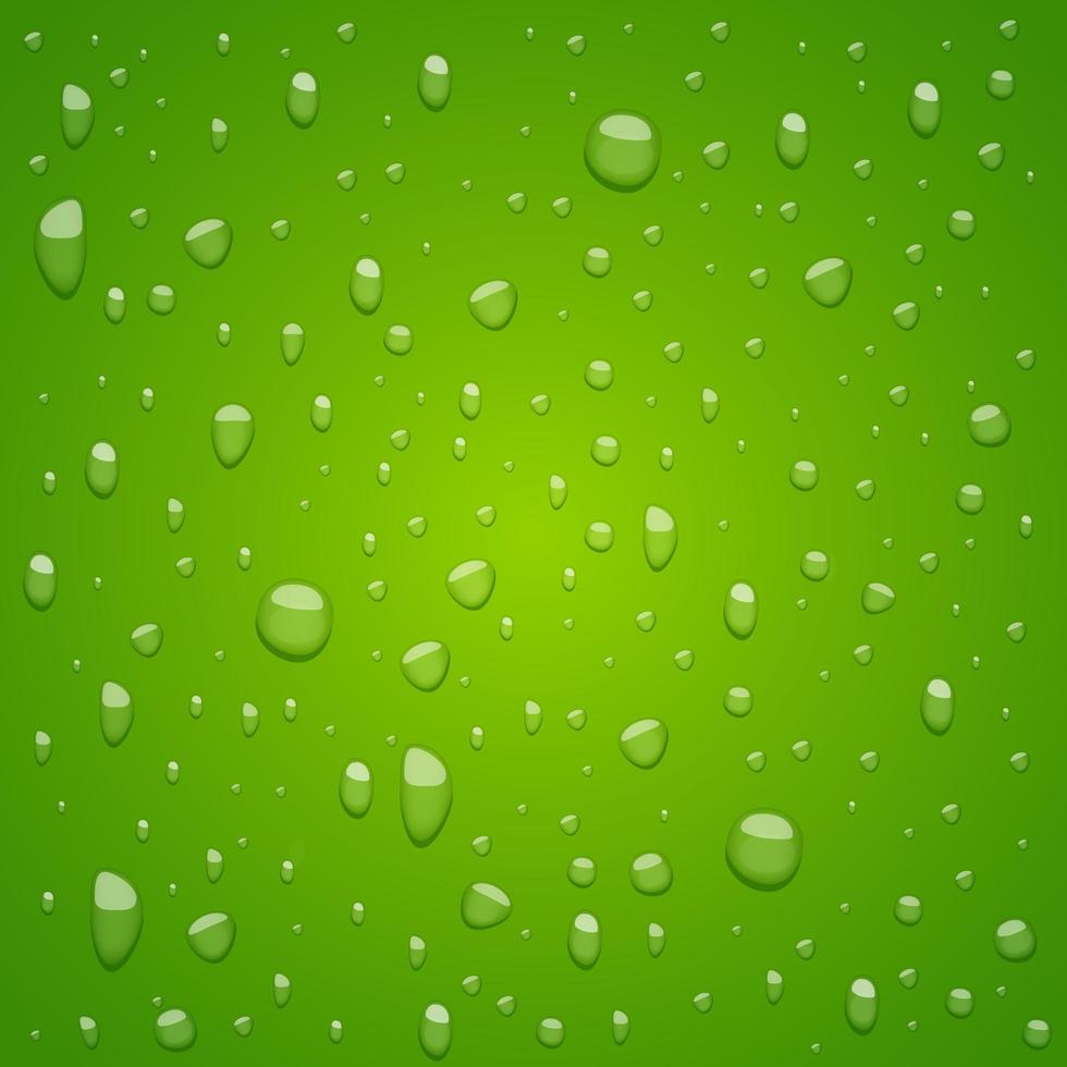 gotas de agua en el fondo vector