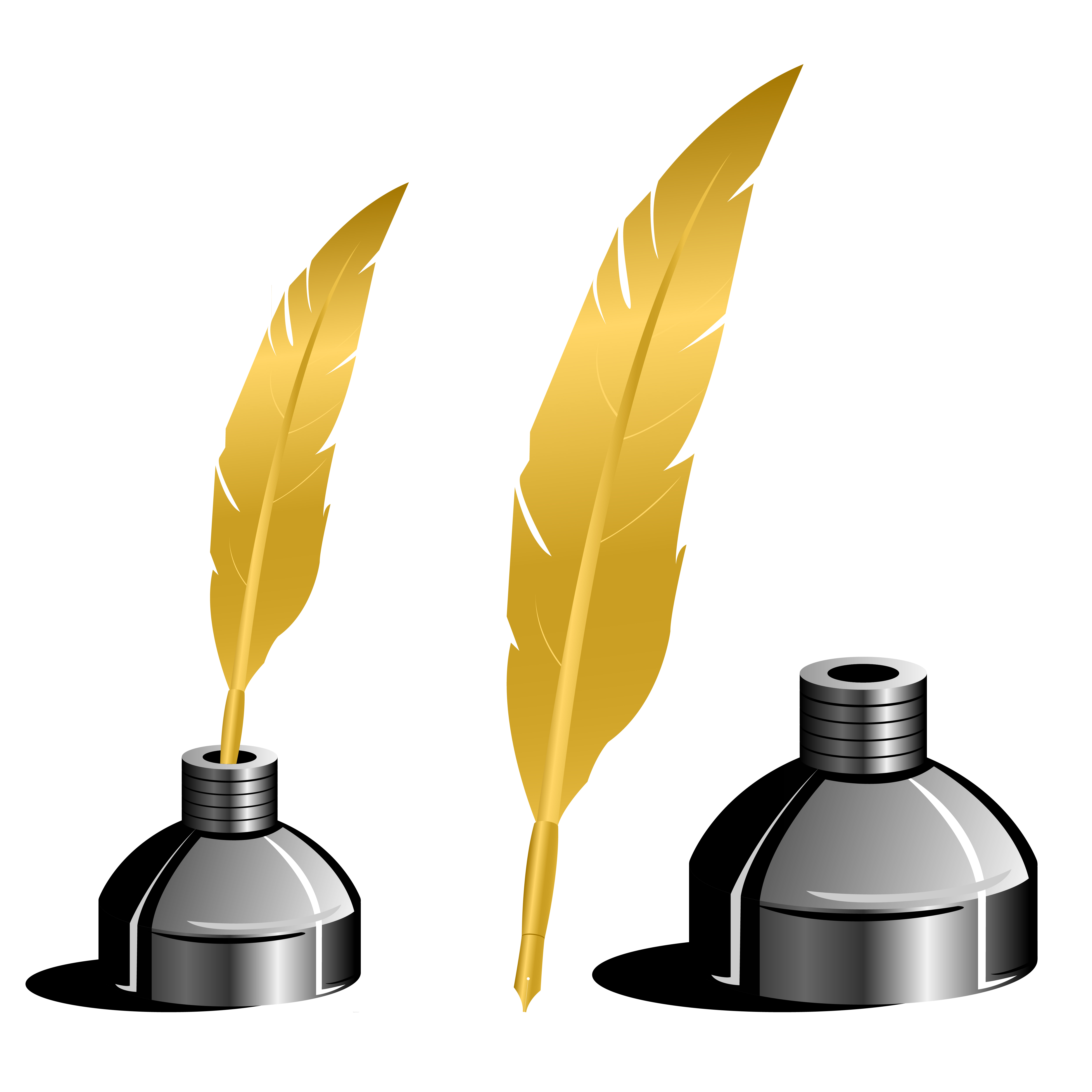 Quill pen isolated on white background 1271070 Vector Art at Vecteezy