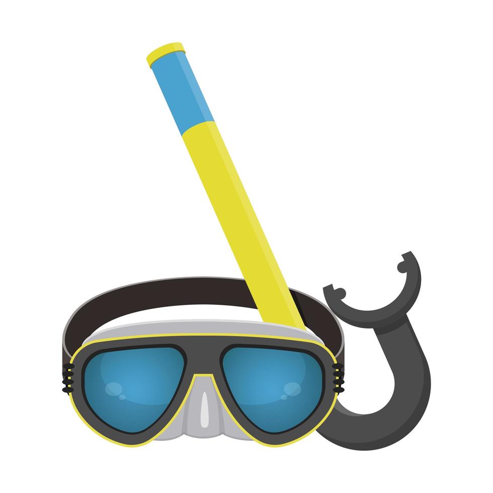 gafas de buceo vector