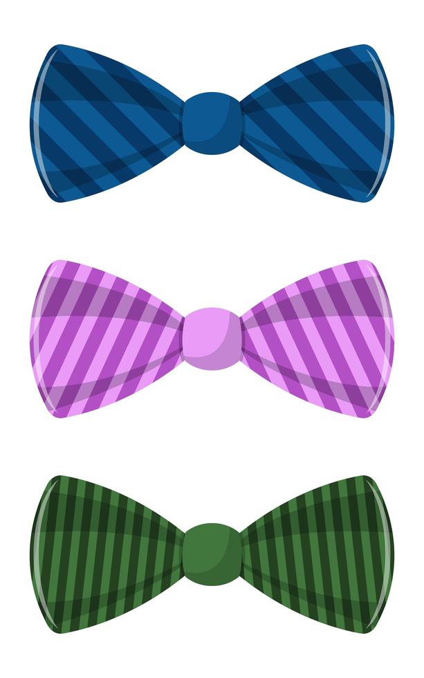 Stylish bow tie  vector