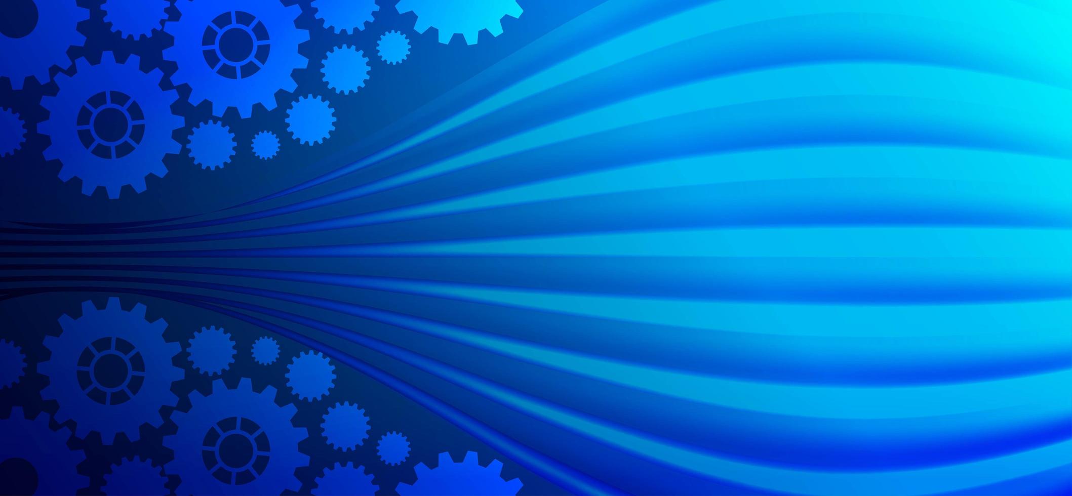 Digital technology and engineering abstract blue design 1271213 Vector