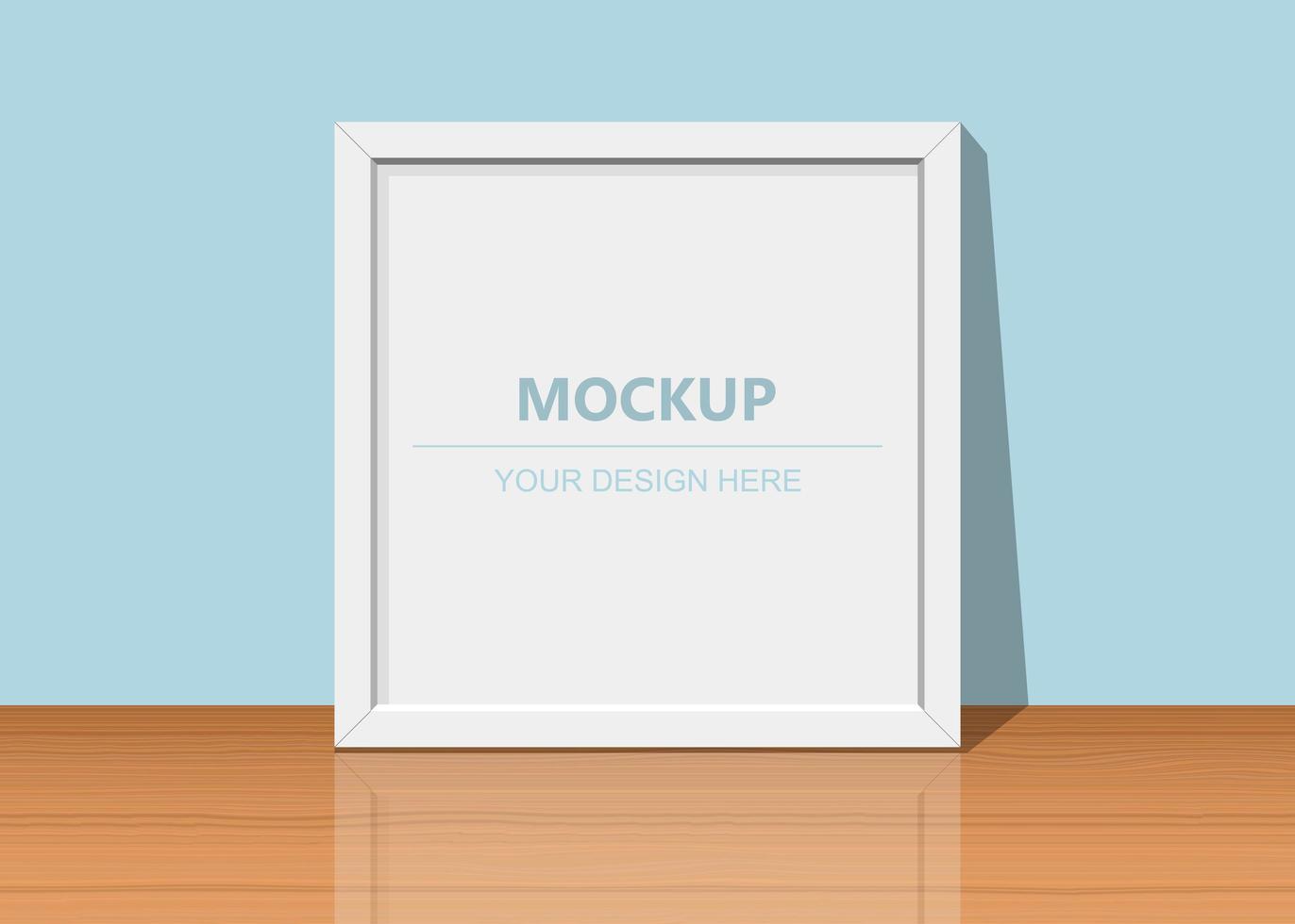 Realistic photo frame mock up  vector