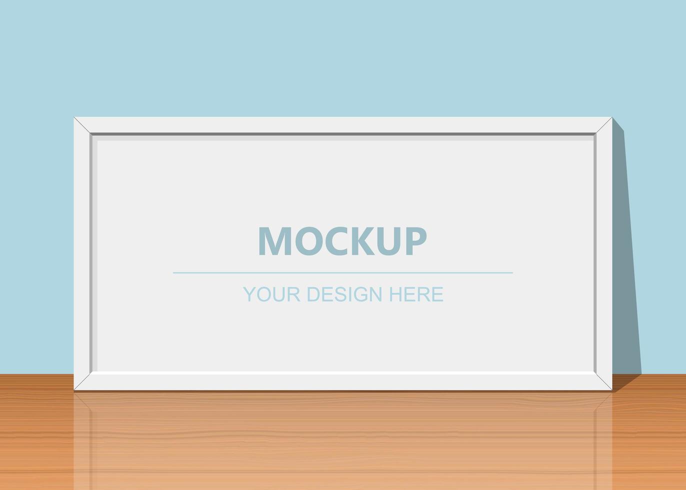 Realistic photo frame mock up  vector