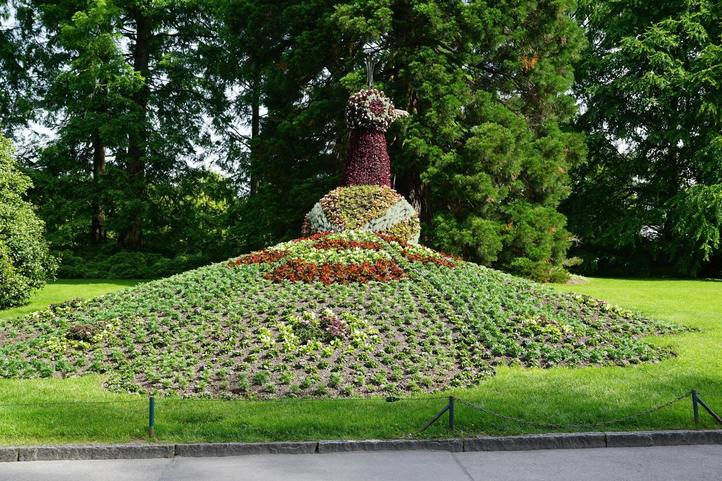 Flower composition on Mainau Island photo