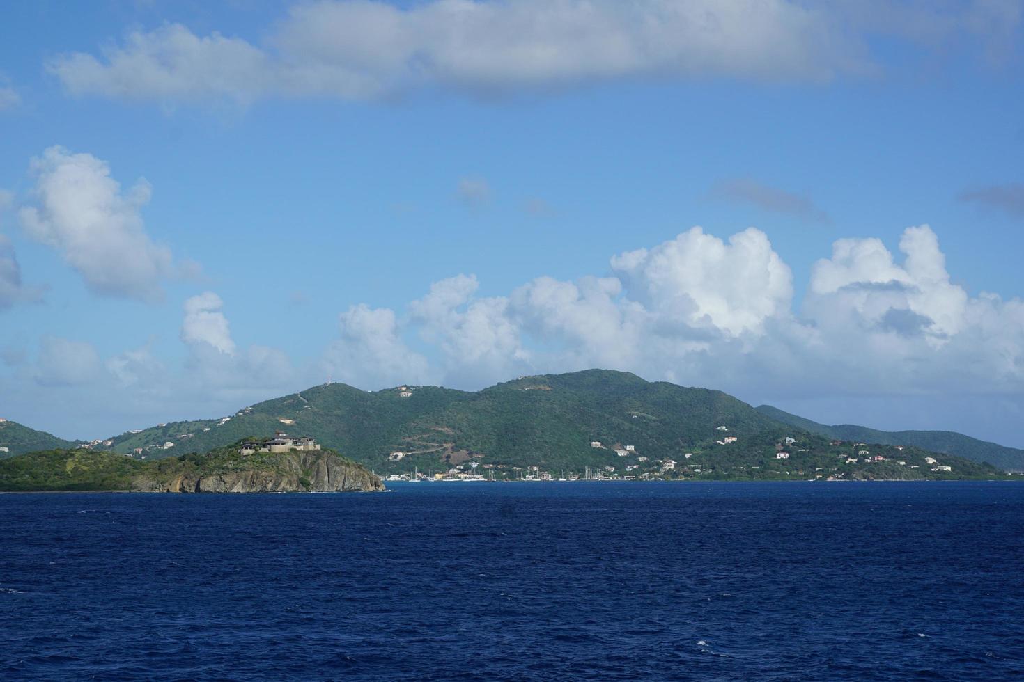 View of the British Virgin Islands  photo