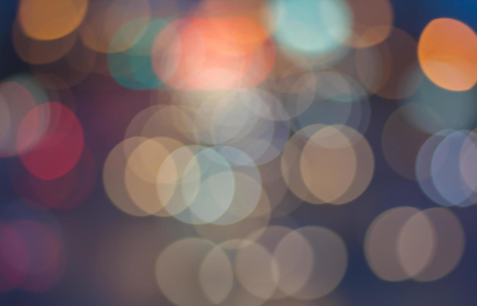 Abstract bokeh lights photo