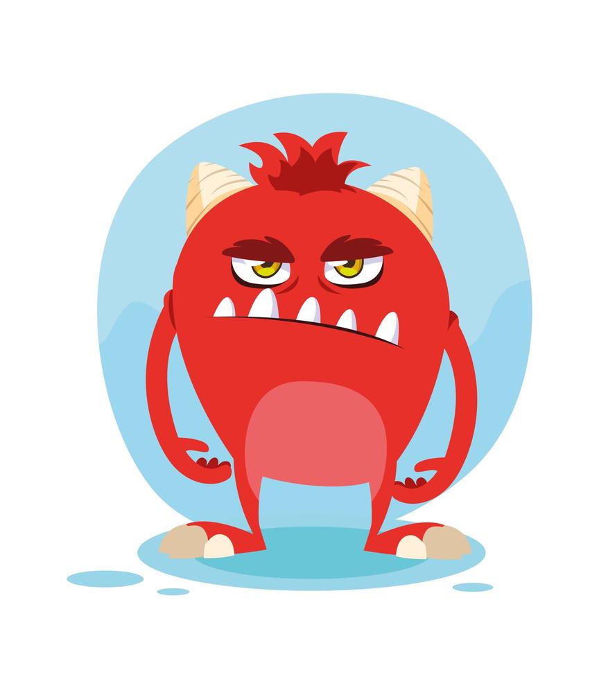 Red monster cartoon design icon 1272047 Vector Art at Vecteezy Red monster cartoon design icon 1272047 Vector Art at Vecteezy