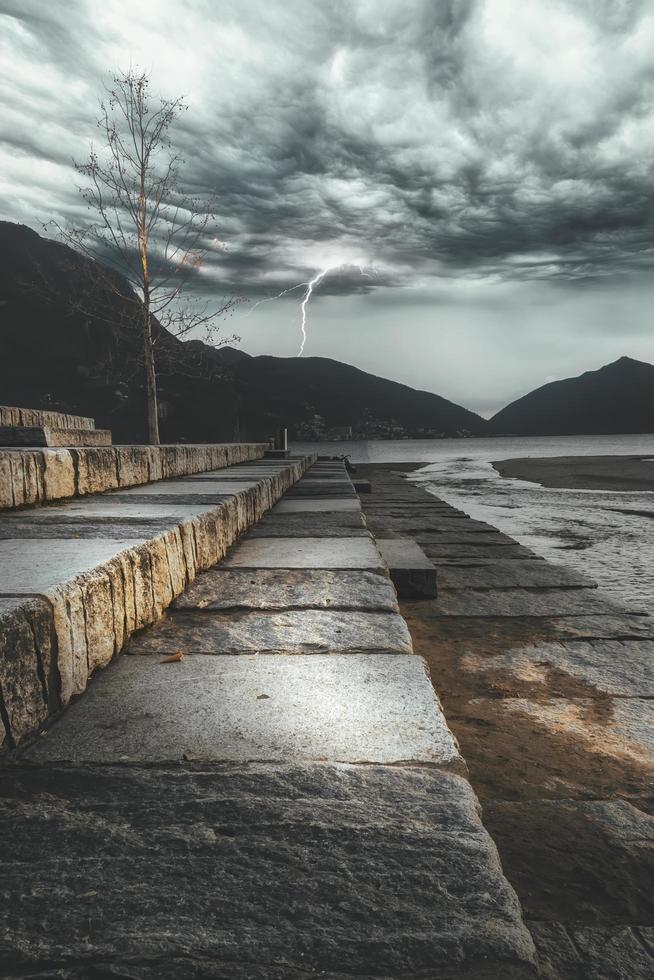 Switzerland on a stormy day photo