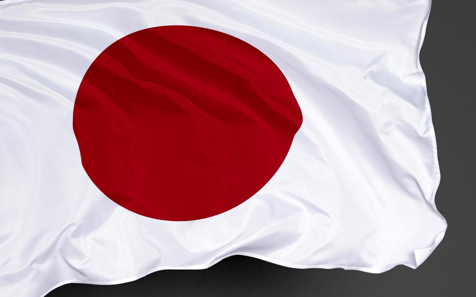 bandera de japón foto