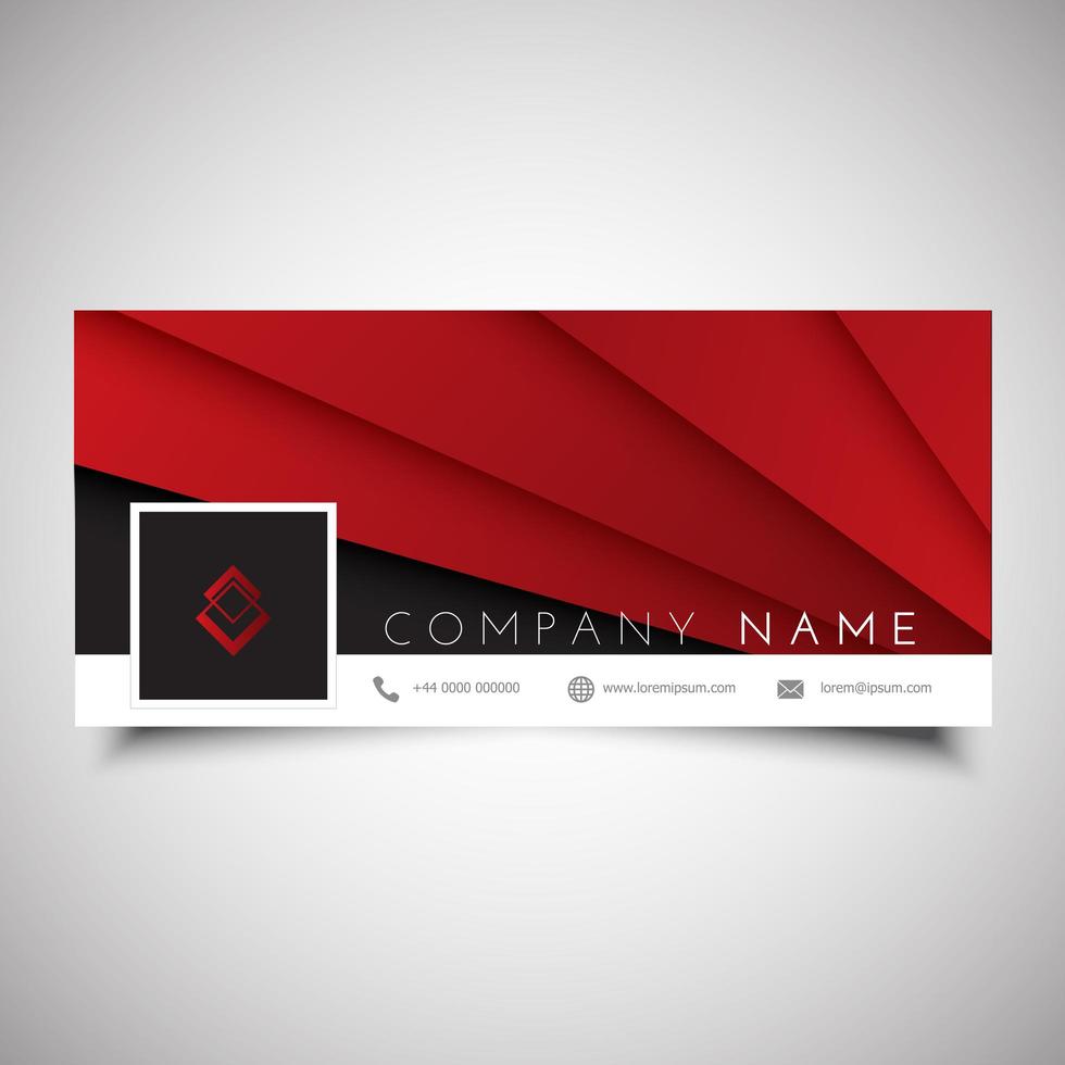 Social media timeline cover with abstract design vector