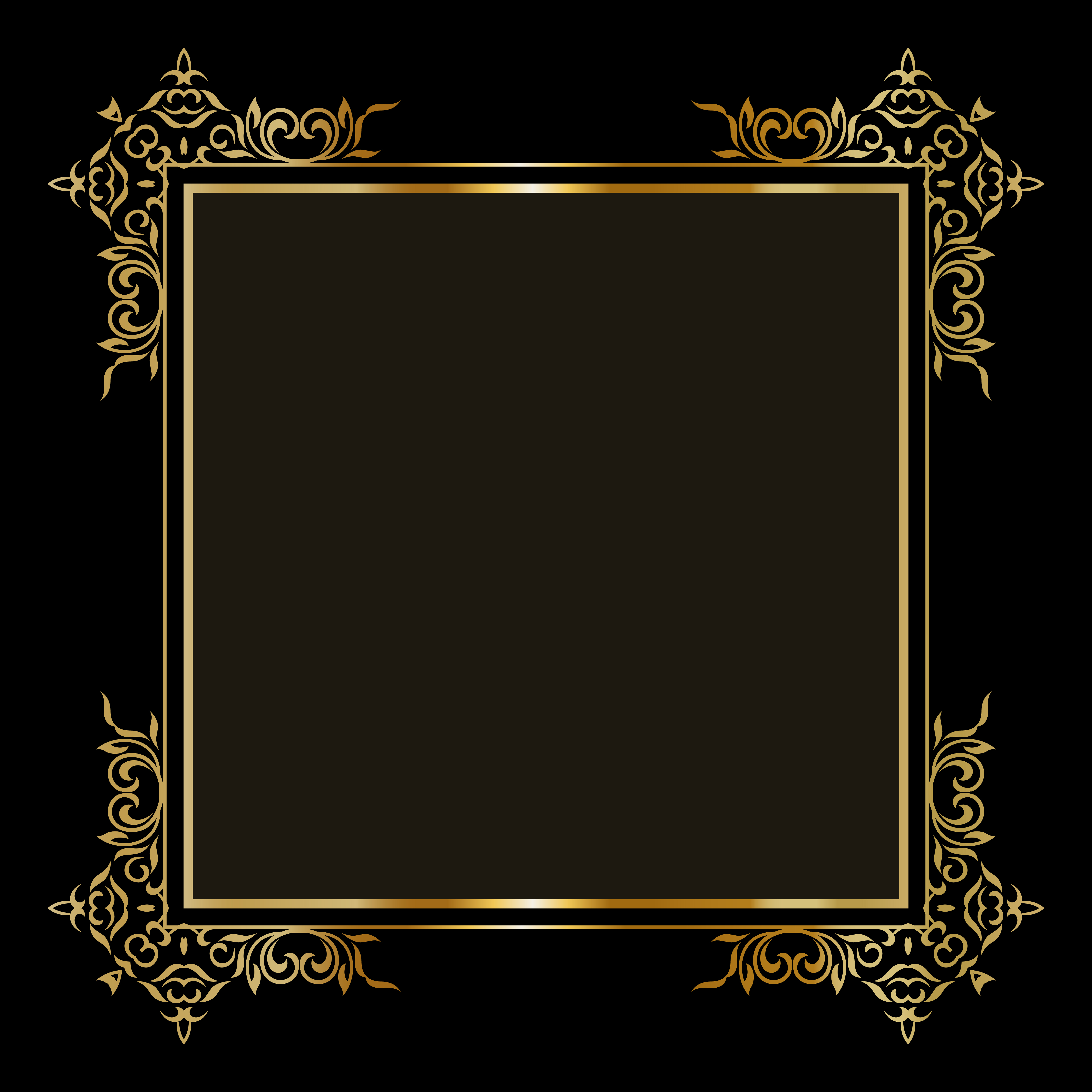 Elegant background with decorative gold border 1307926 Vector Art at