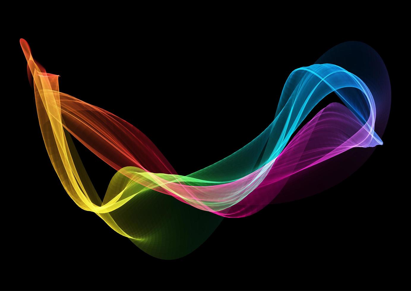 Abstract background with rainbow colored  vector