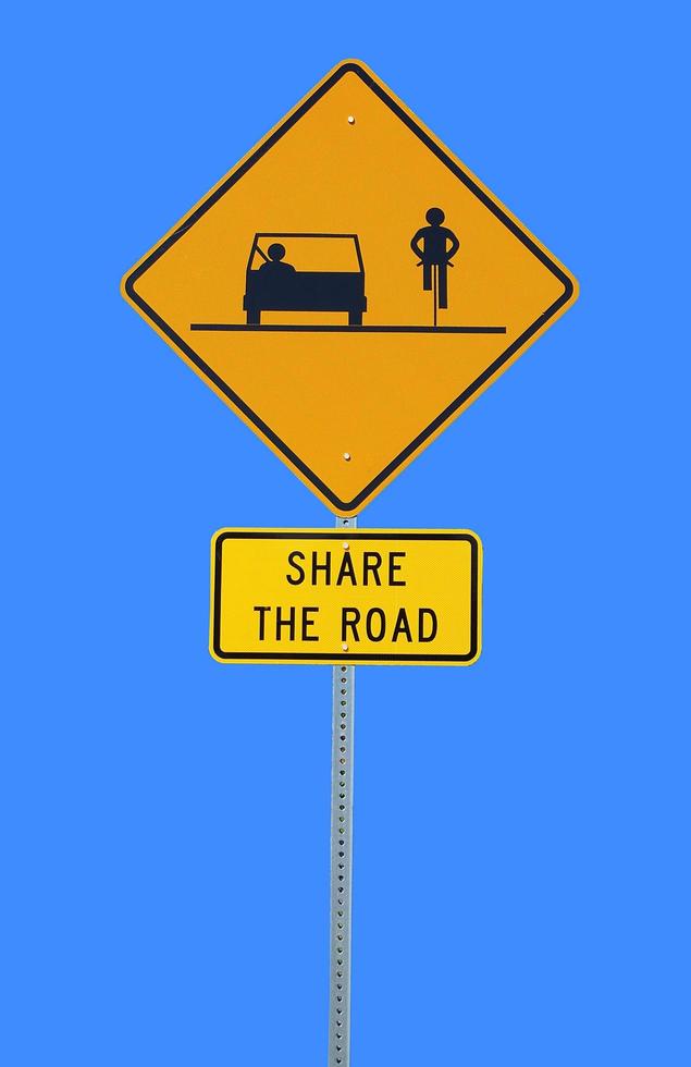 Share the road sign photo