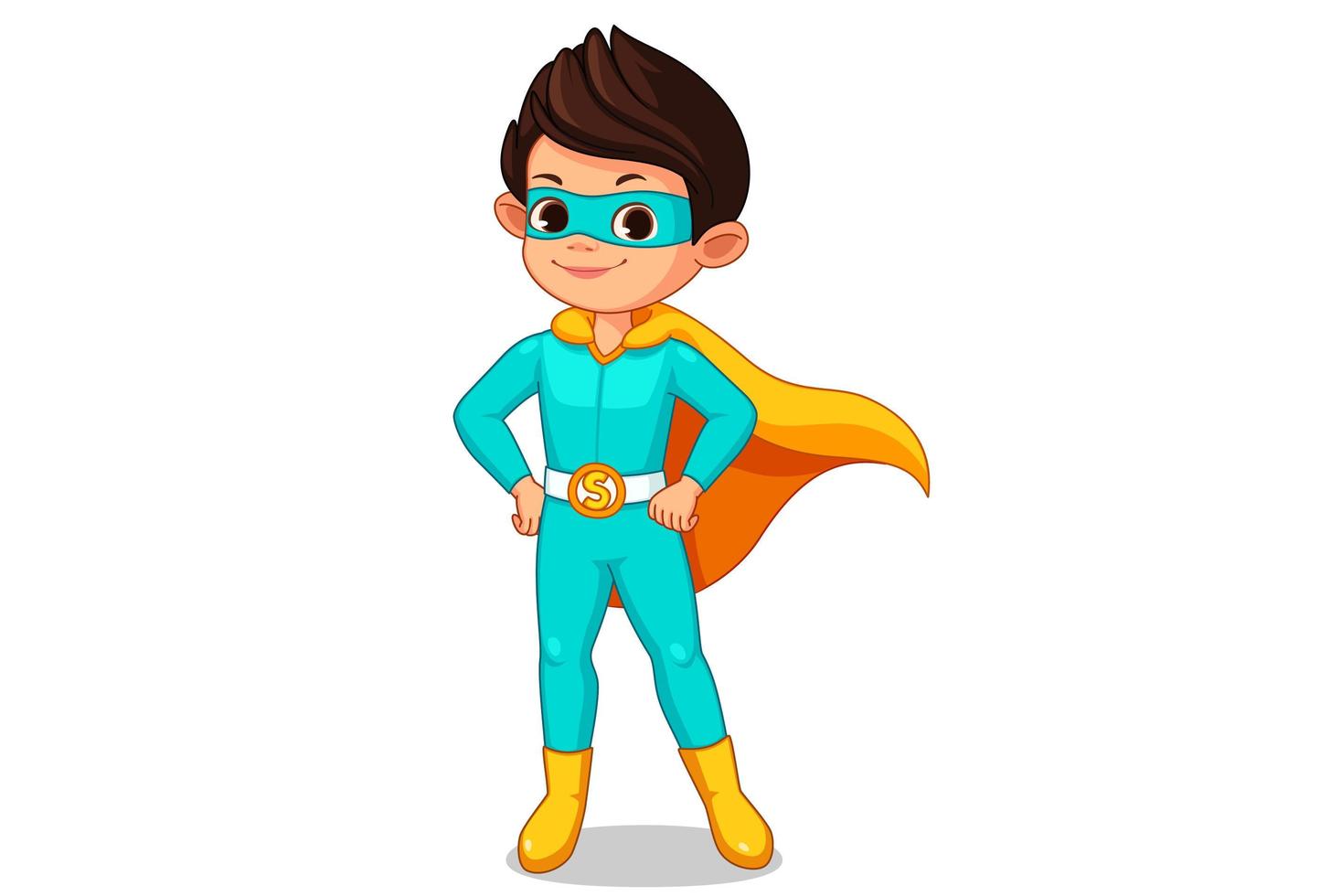 Download Little super hero kid cartoon 1308091 - Download Free ...