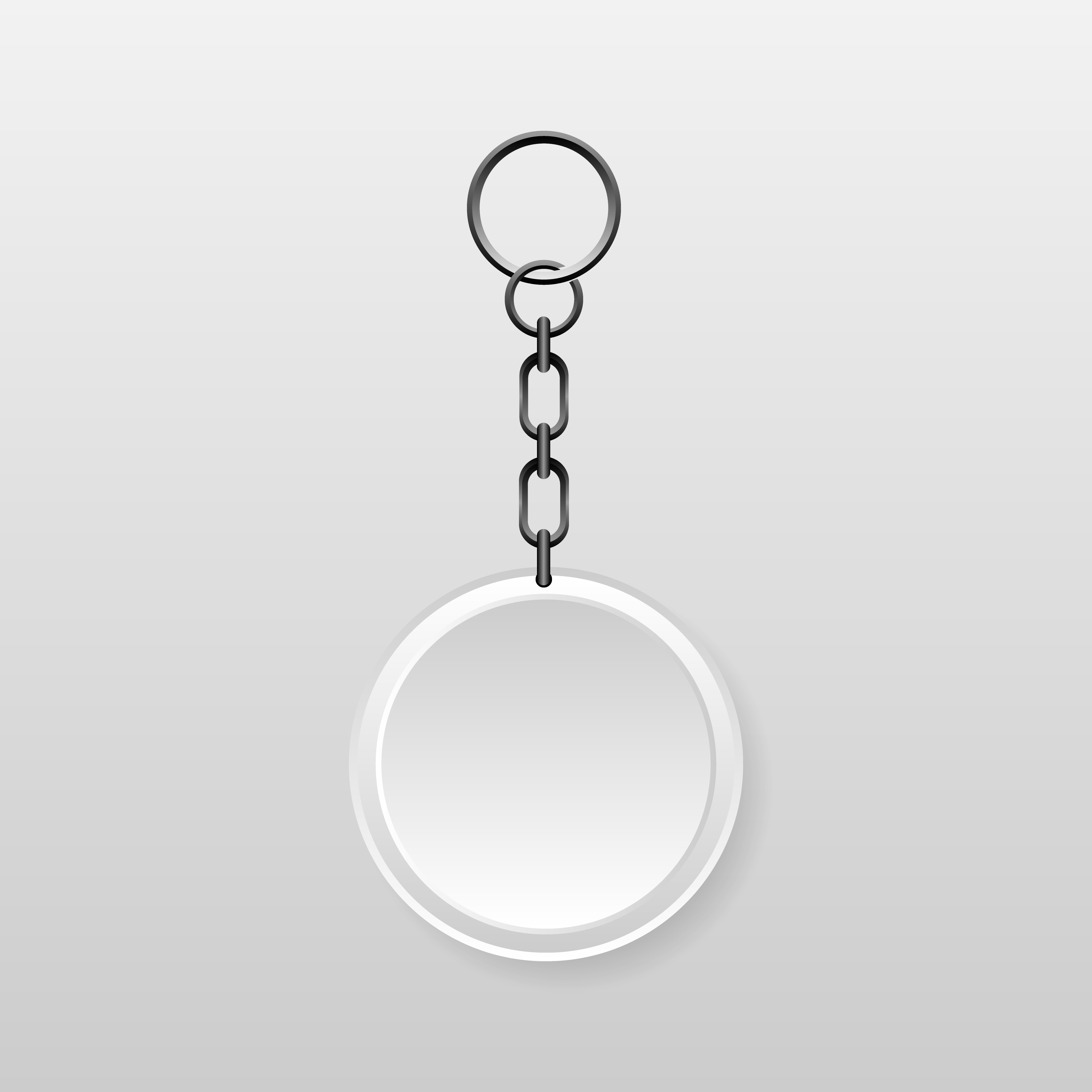 Download Realistic white blank keychain mockup - Download Free Vectors, Clipart Graphics & Vector Art