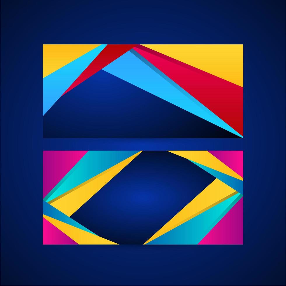 Abstract background set with dynamic effect pattern vector