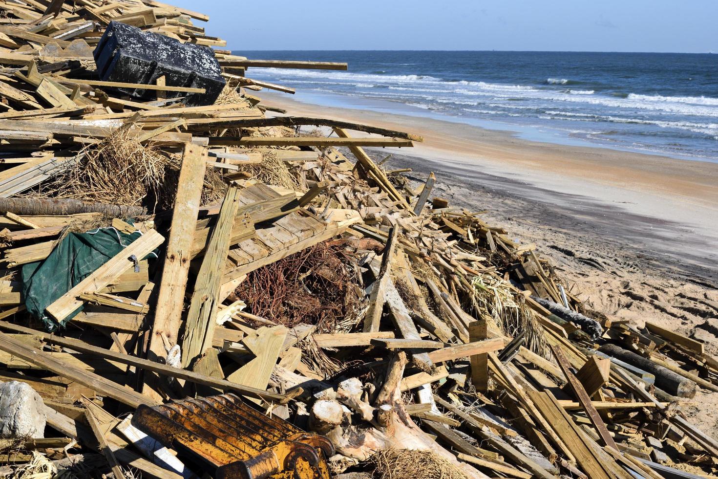 daños después del huracán matthew foto