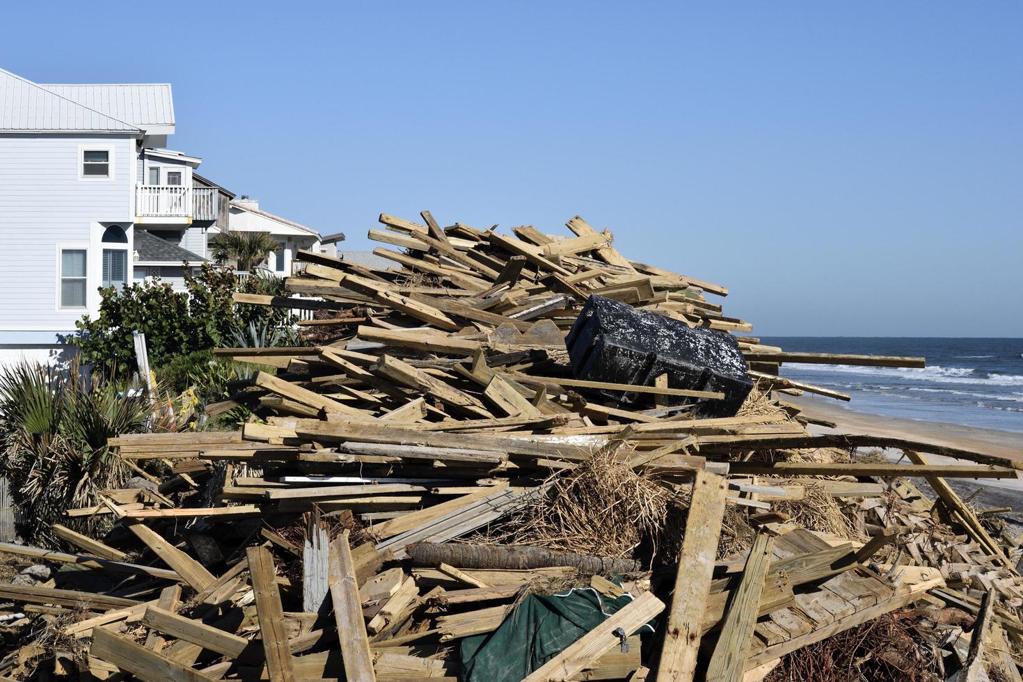 daños después del huracán matthew foto