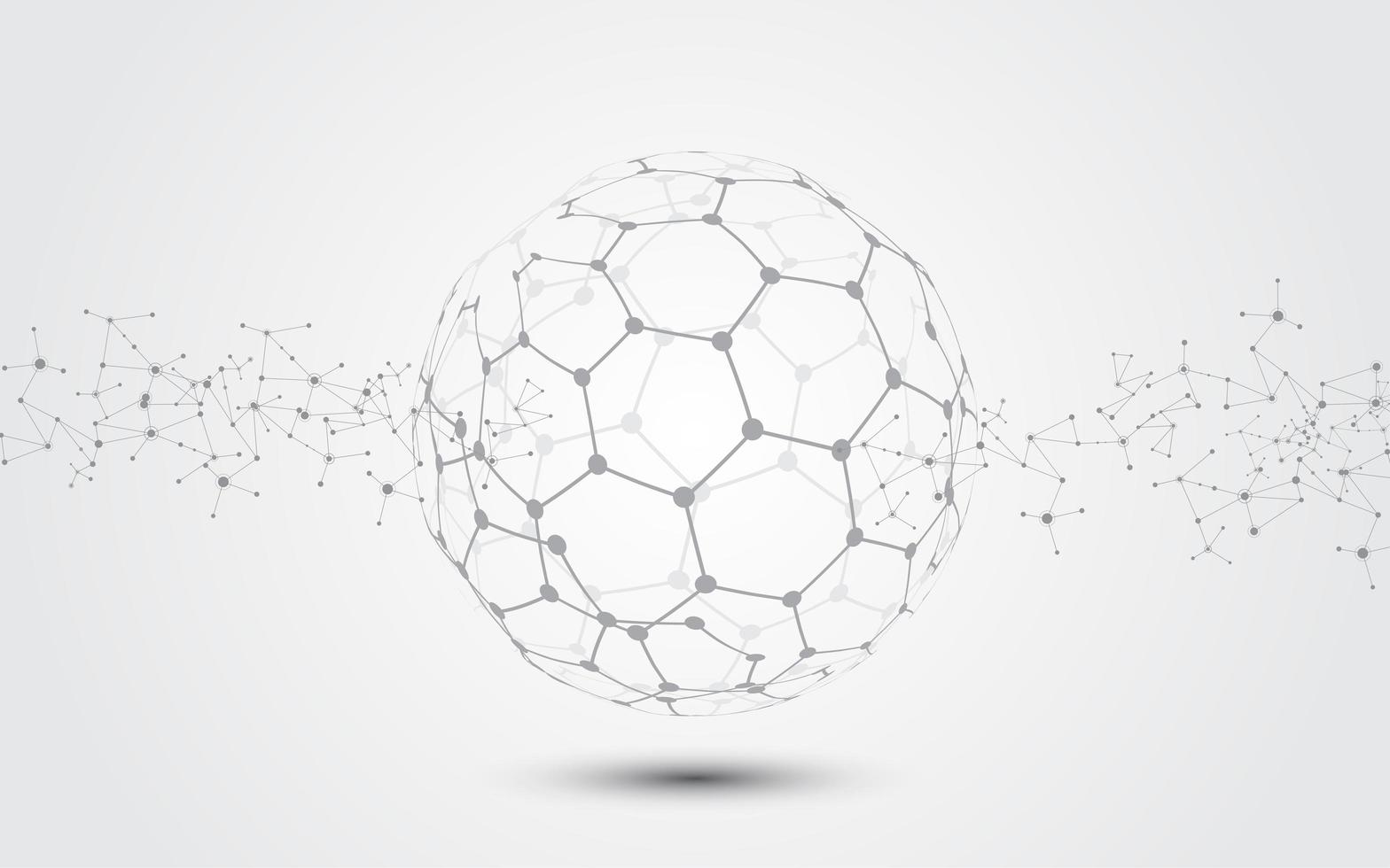 Global network connection abstract technology background  vector