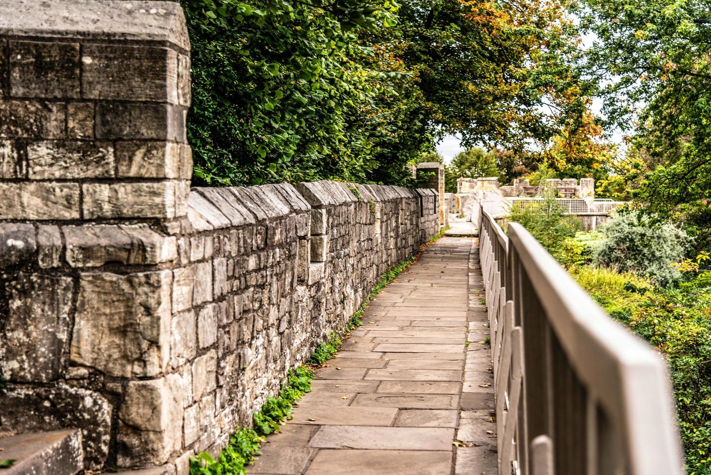 City wall walkway photo