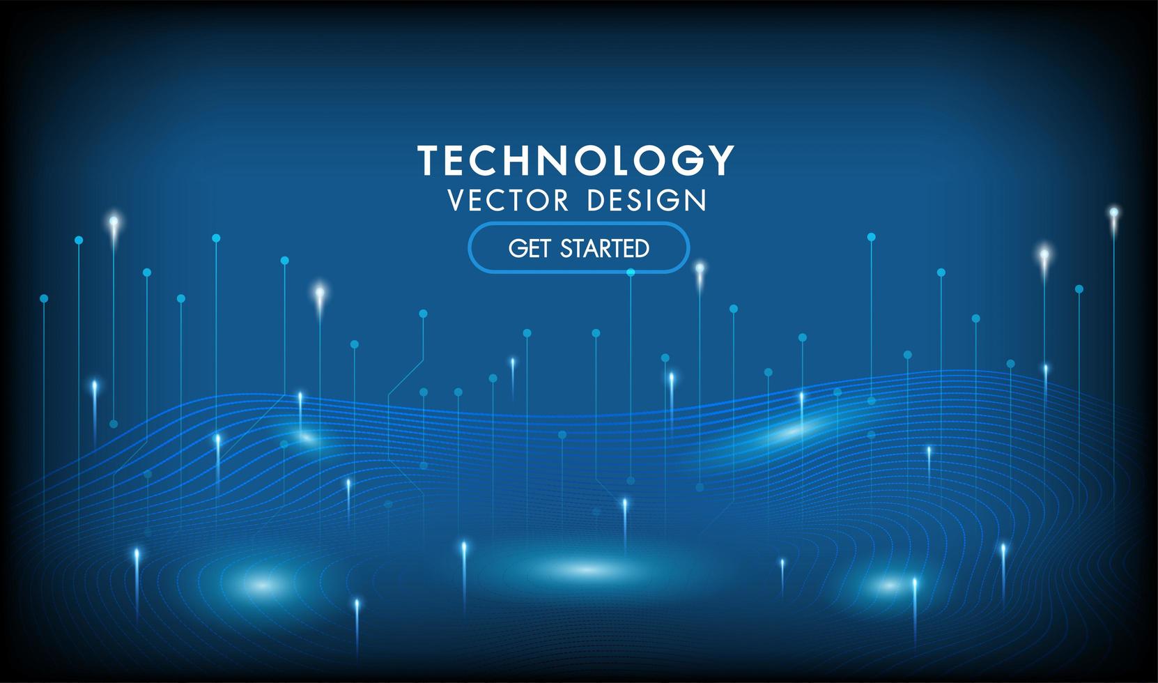 Abstract hi-tech technology background  vector