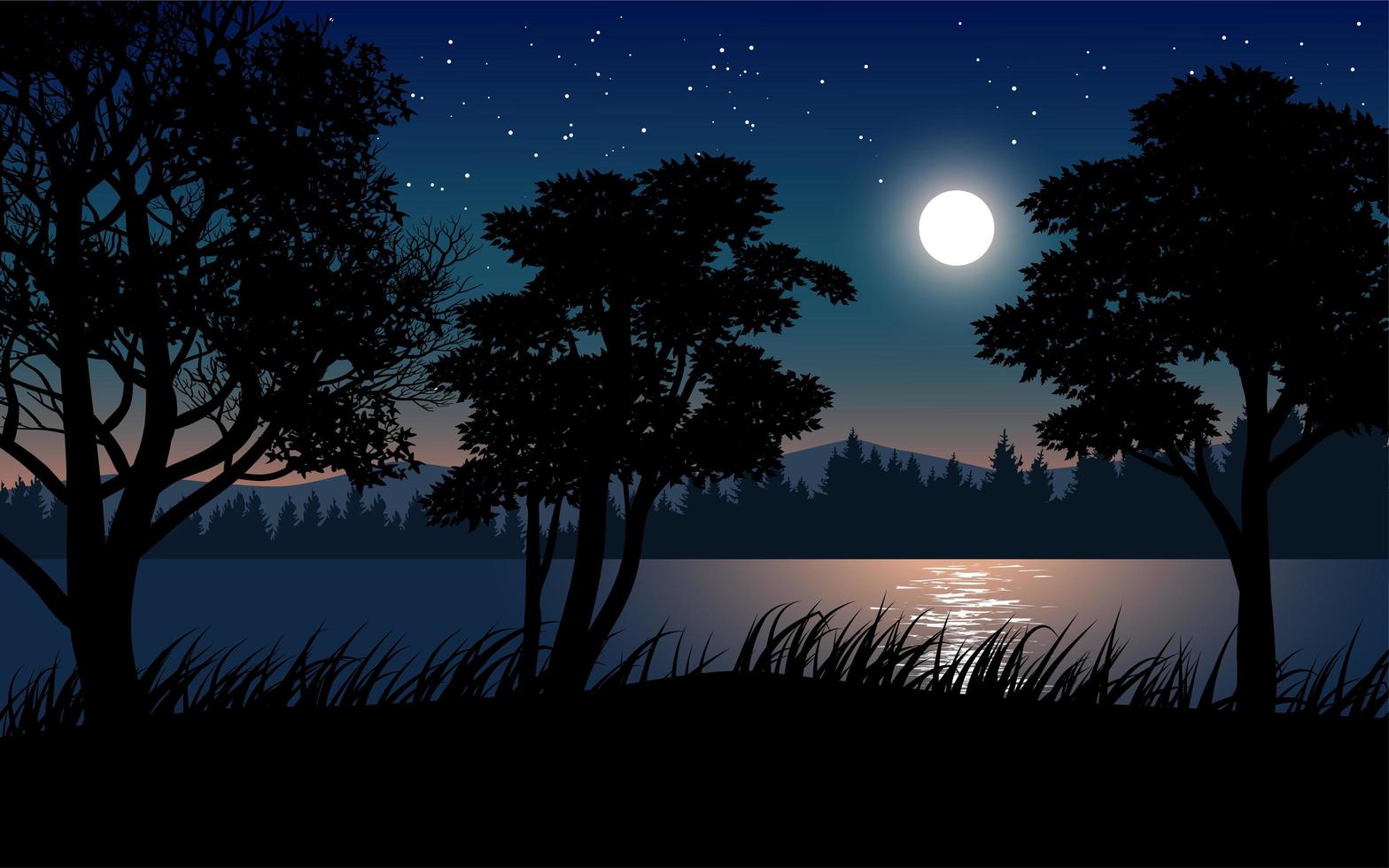 Free Free 97 Moon Over Water Svg SVG PNG EPS DXF File