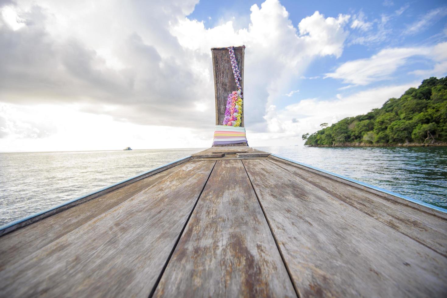 Thai long tail boat photo