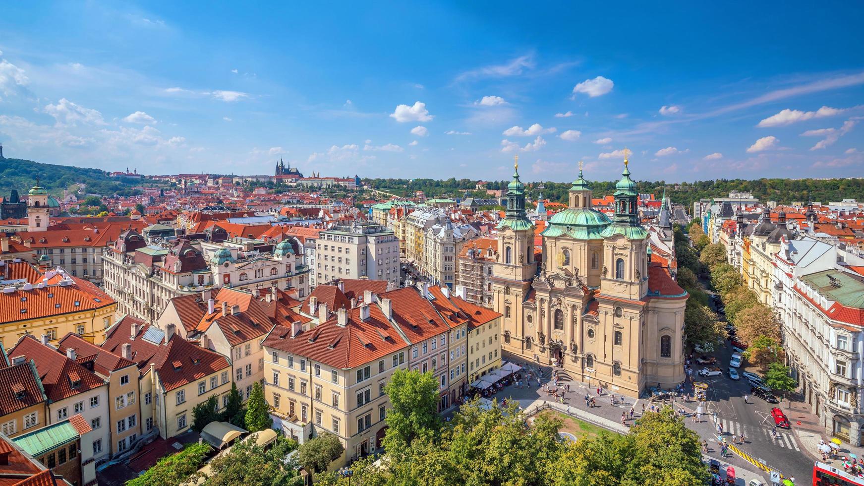 Prague city skyline photo