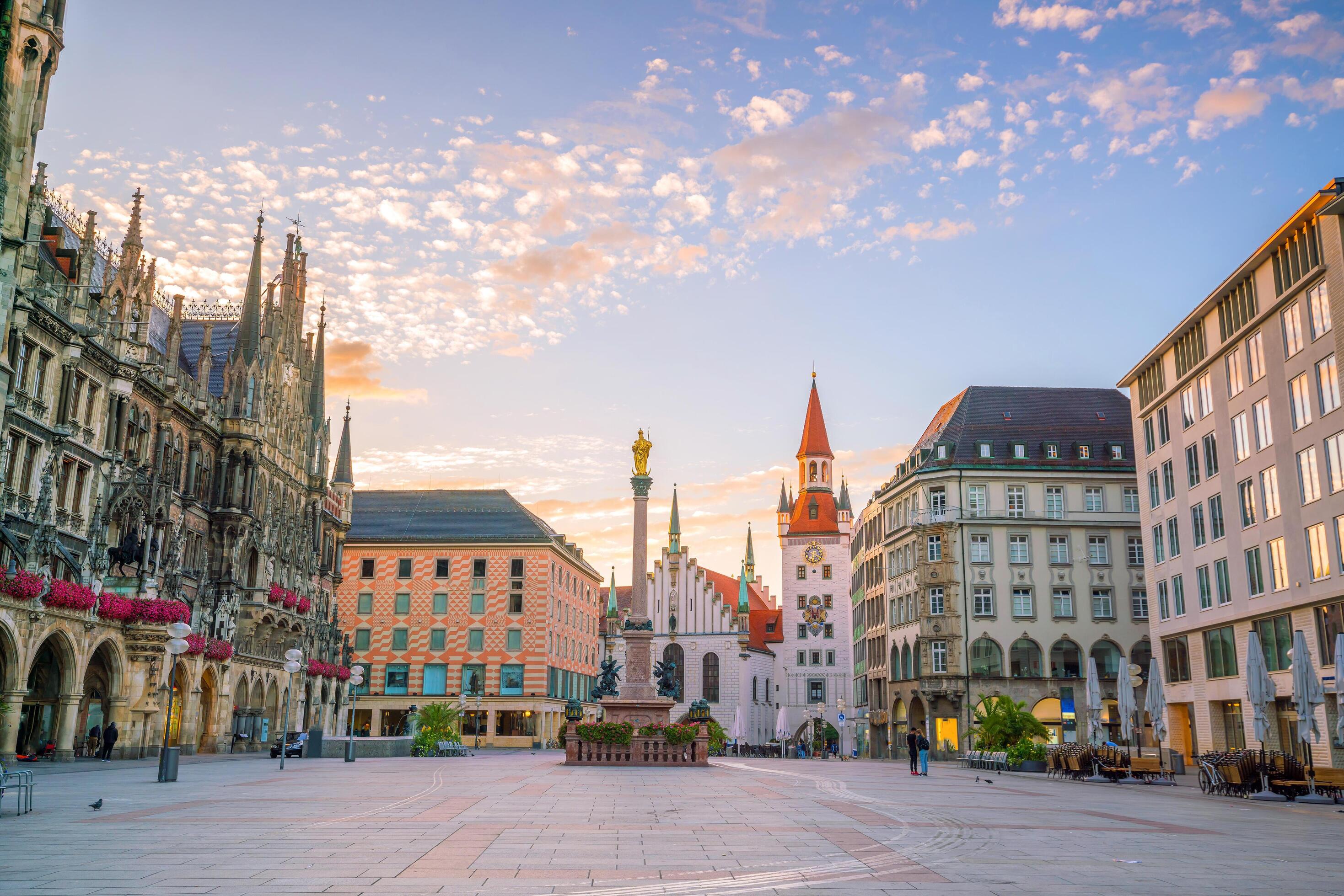 Old Town Hall At Marienplatz Square In Munich 1309569 Stock Photo At old-town-hall-at-marienplatz-square-in-munich-1309569-stock-photo-at