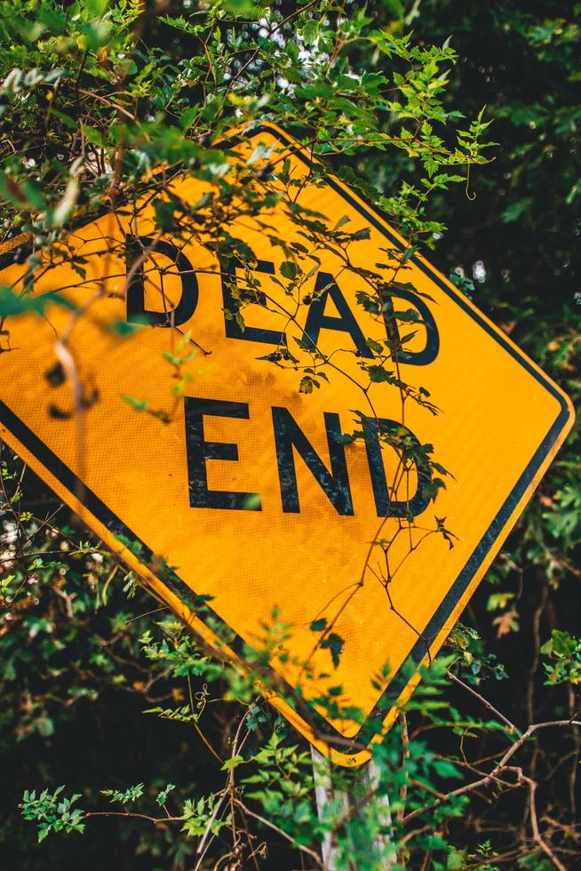 Dead End Road Sign Stock Photo