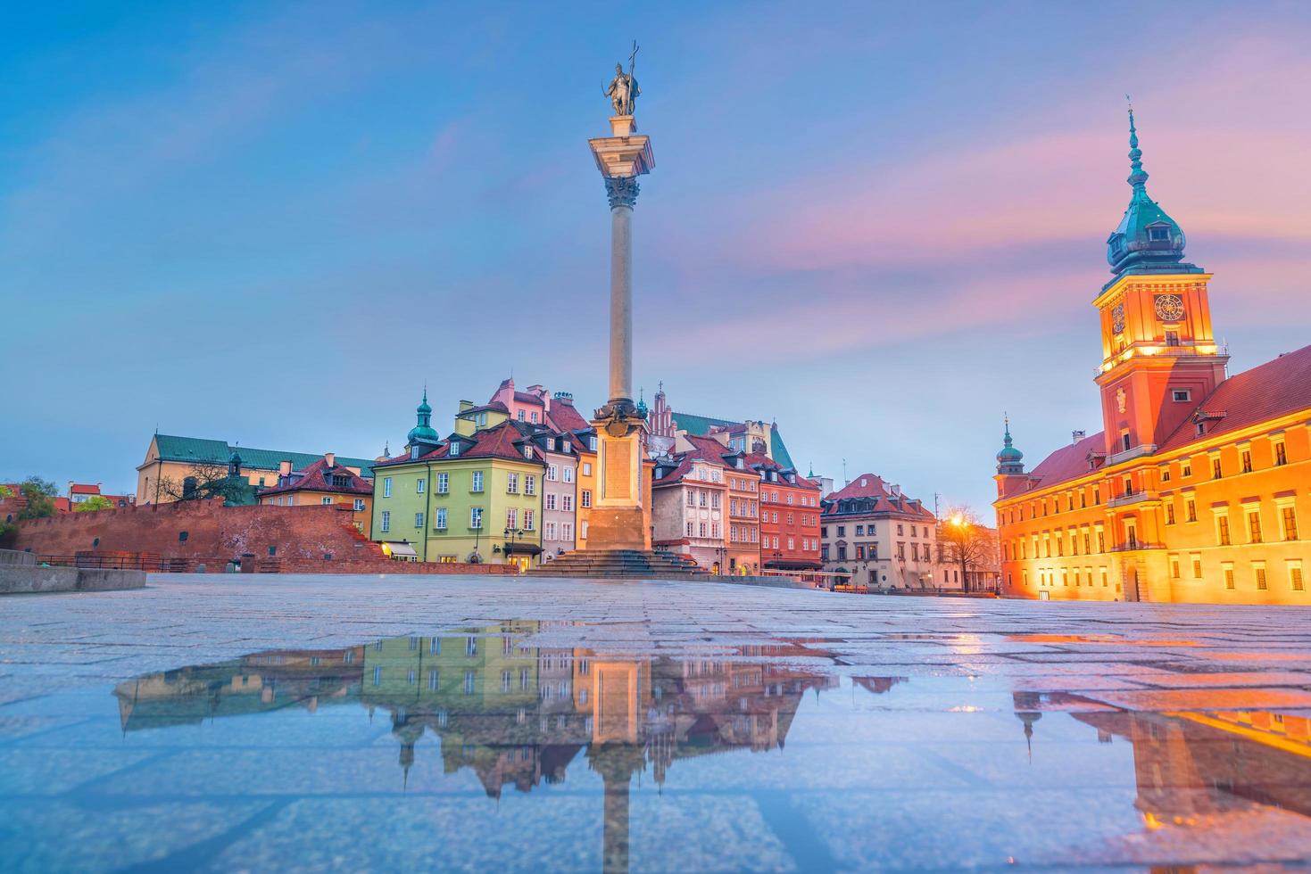 Old town in Warsaw, Poland photo