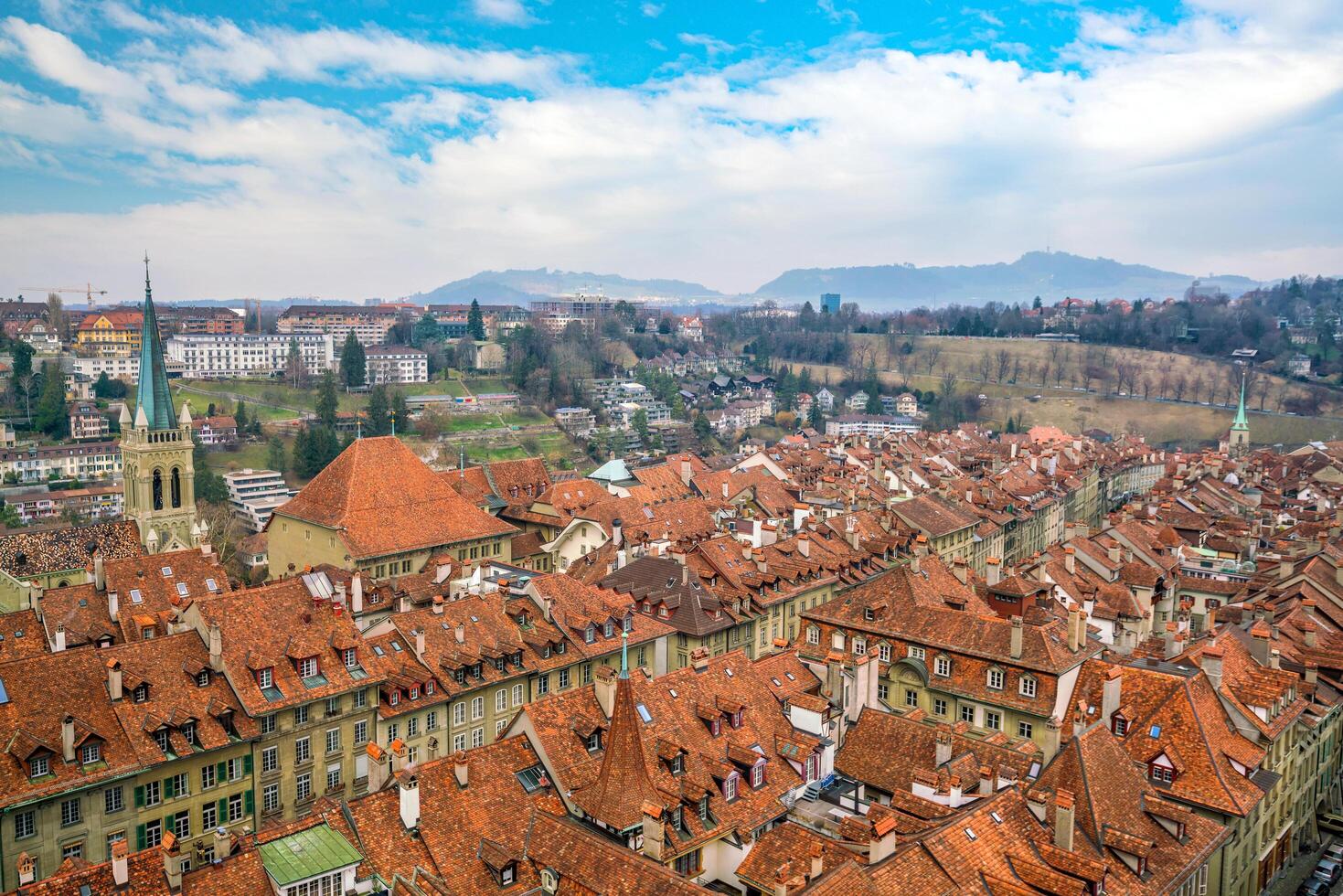 casco antiguo de berna, capital de suiza foto