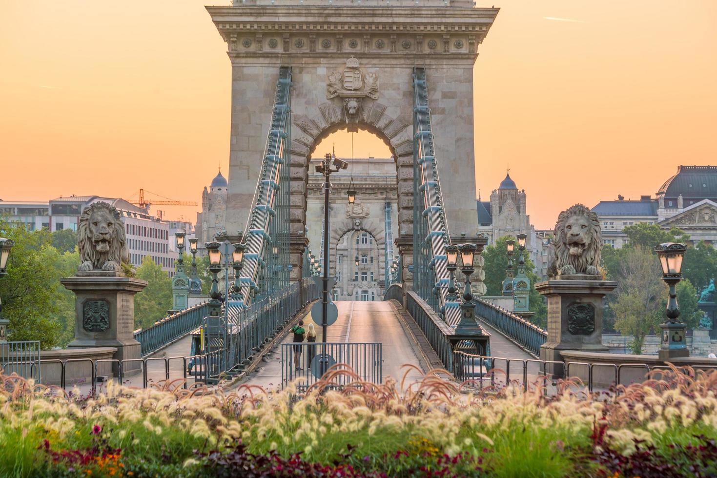 Budapest skyline in Hungary  photo