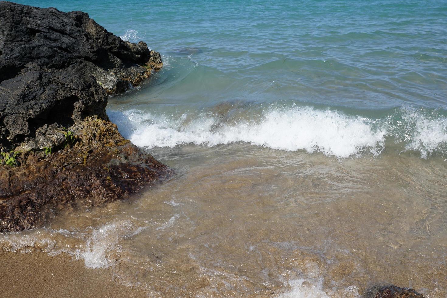 Rocks in the sea photo