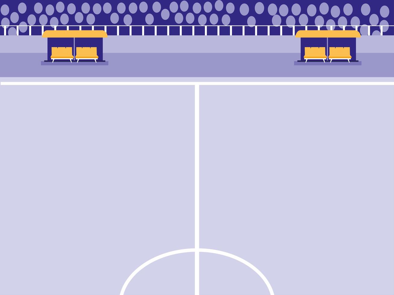 Football soccer stadium scene vector