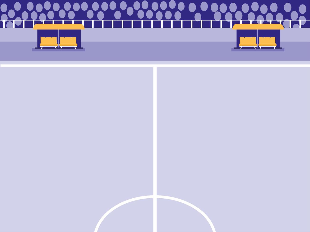 estadio de futbol vector