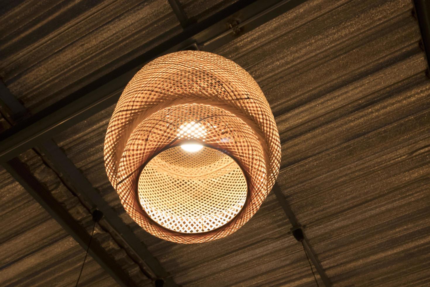 Illuminated ceiling lamp  photo