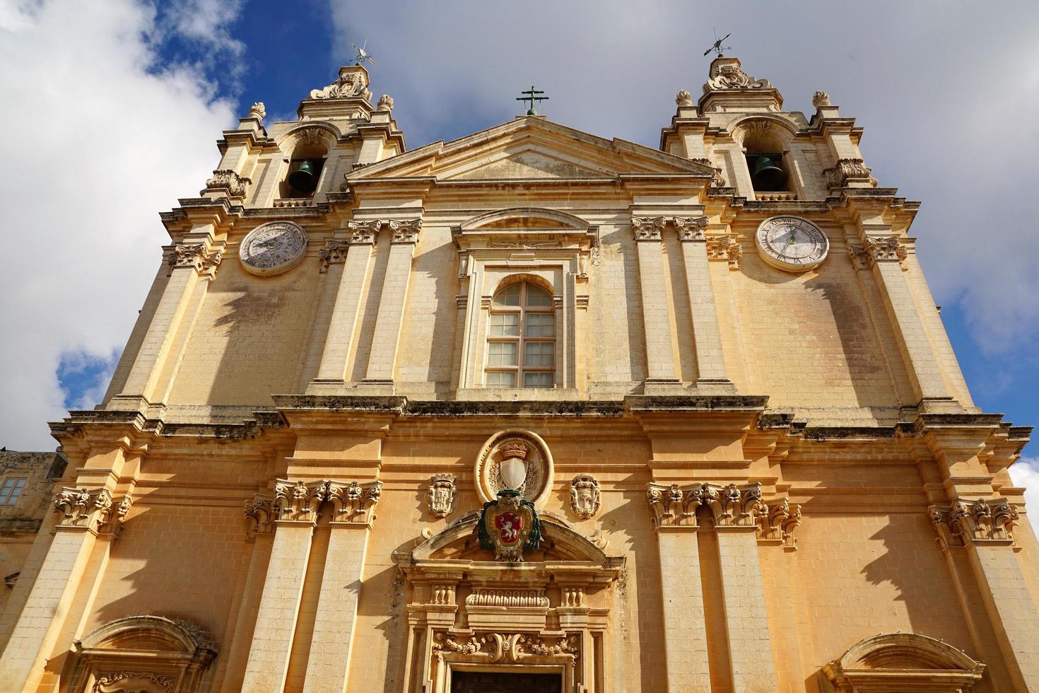 S t. catedral de pablo en mdina foto