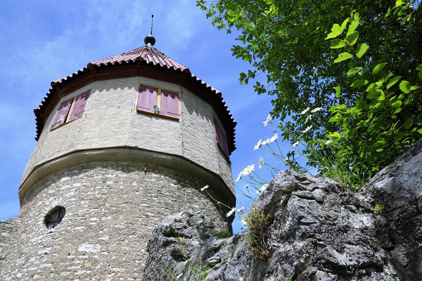 torre del castillo de afilado foto