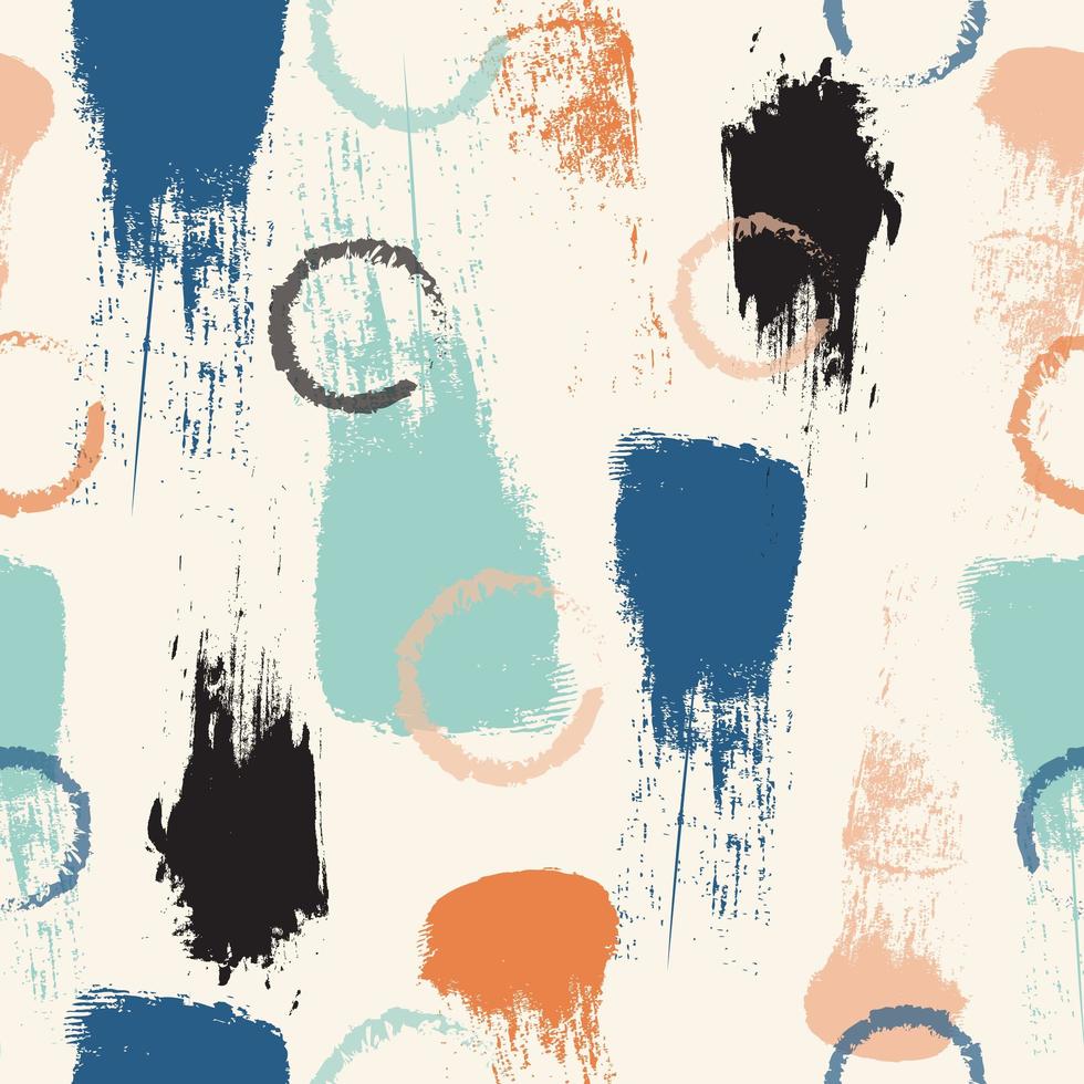 Abstract paint brush strokes surface pattern vector