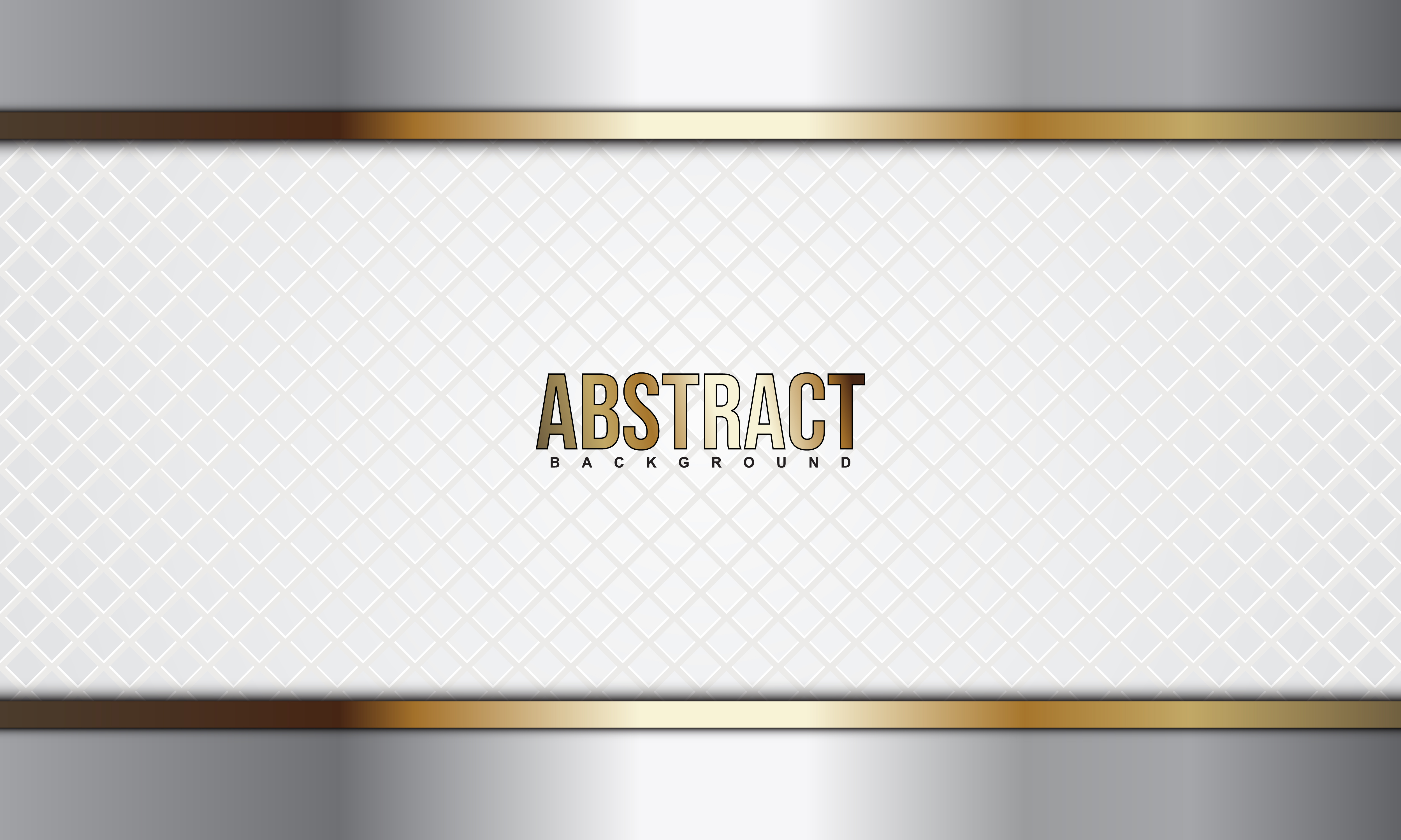 Metallic Silver and Gold Borders Over Diamond Pattern 1310961 Vector Art at  Vecteezy