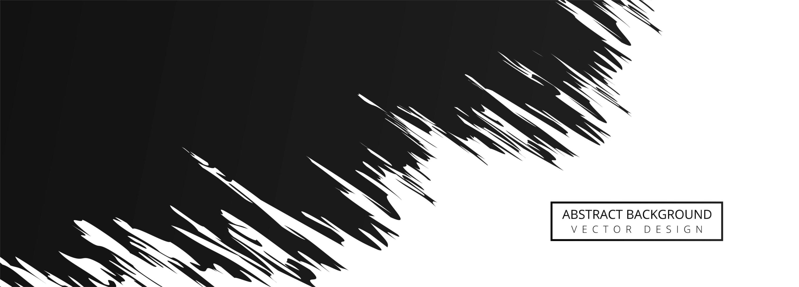 Fondo de banner grunge negro abstracto vector