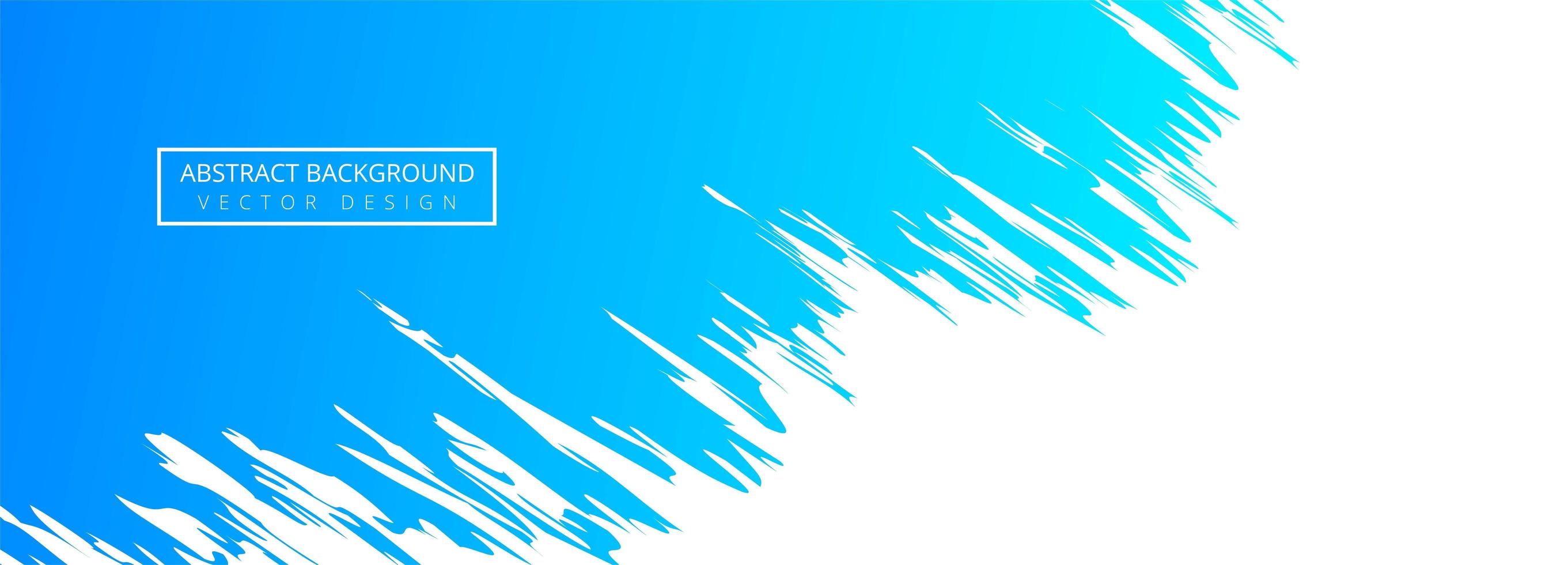 Abstract blue watercolor grunge banner background vector