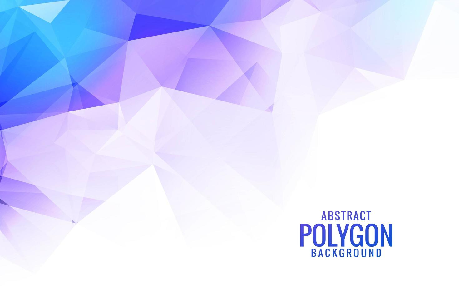 Abstract colorful low poly blue purple shapes background  vector