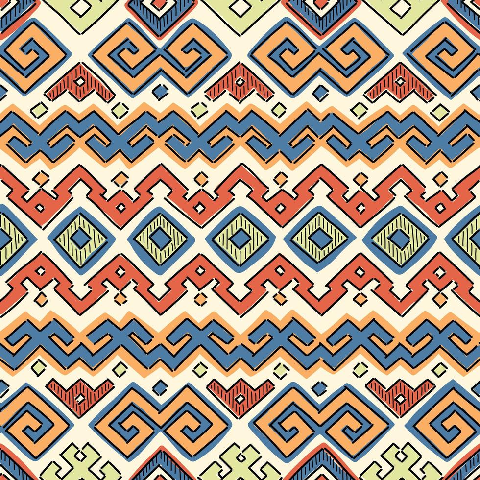 Tribal Seamless Pattern vector