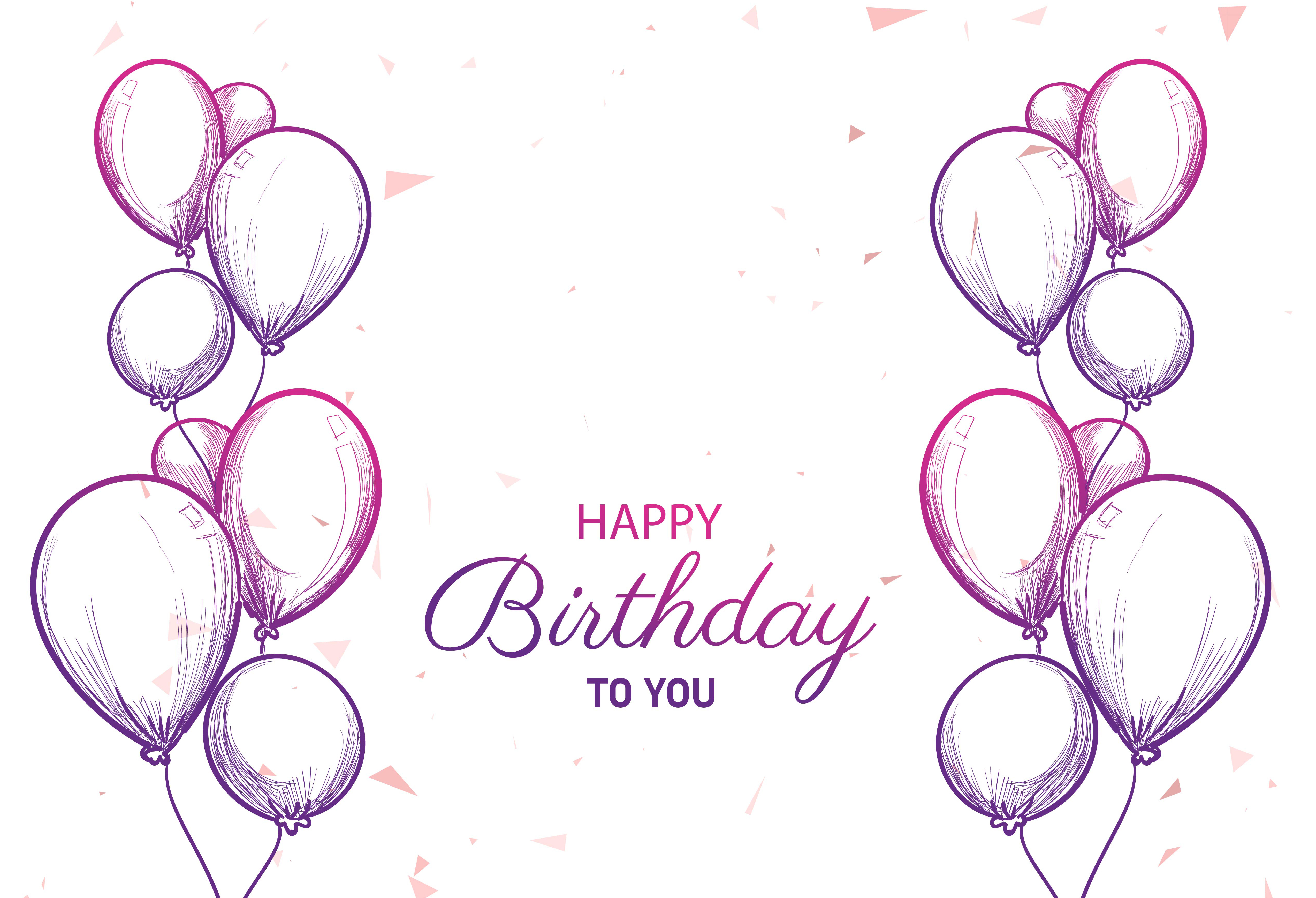 Continuous line drawing happy birthday to you Greeting card with cake and  candles Vector illustration 4924848 Vector Art at Vecteezy