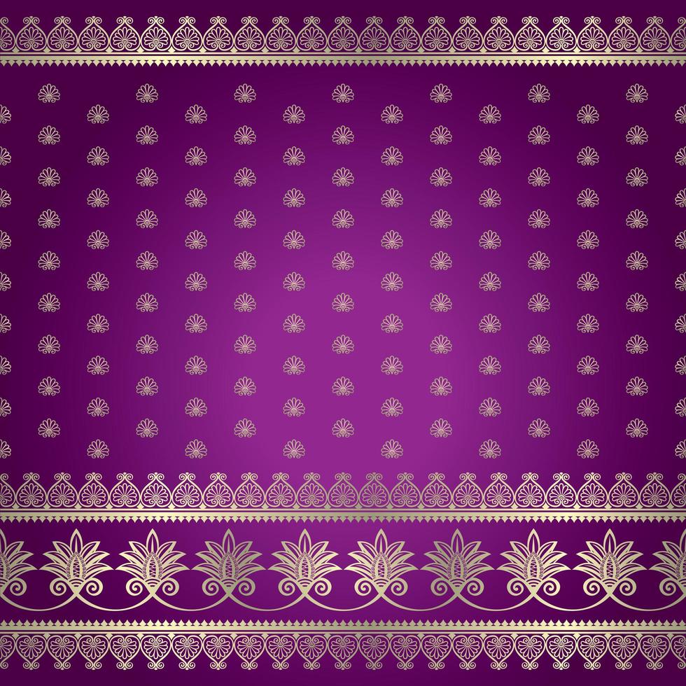 Indian-style background pattern vector