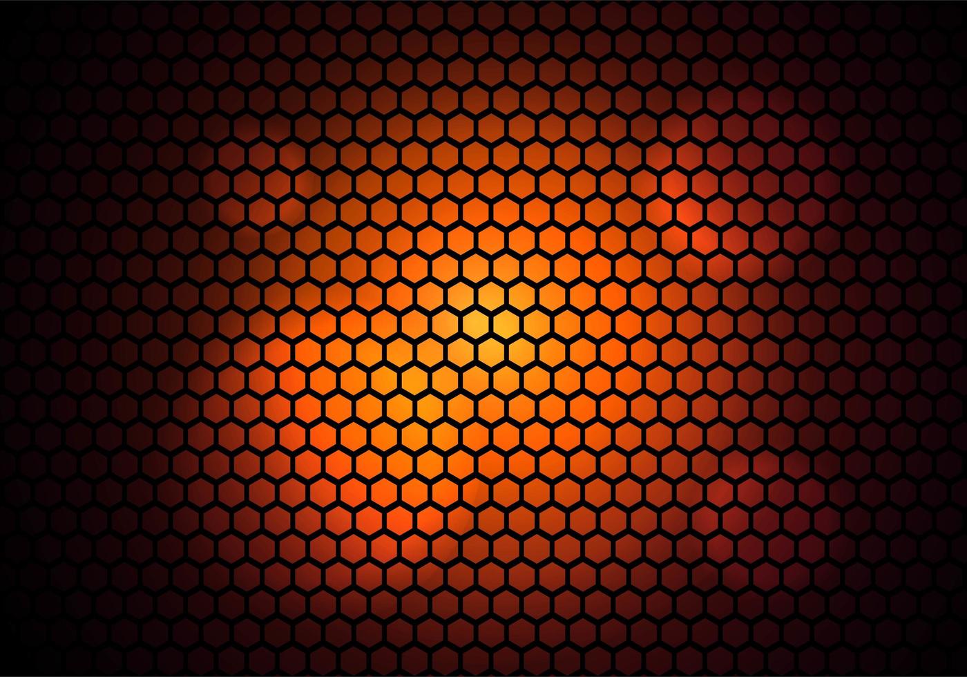 Fondo de tecnología de patrón hexagonal moderno vector