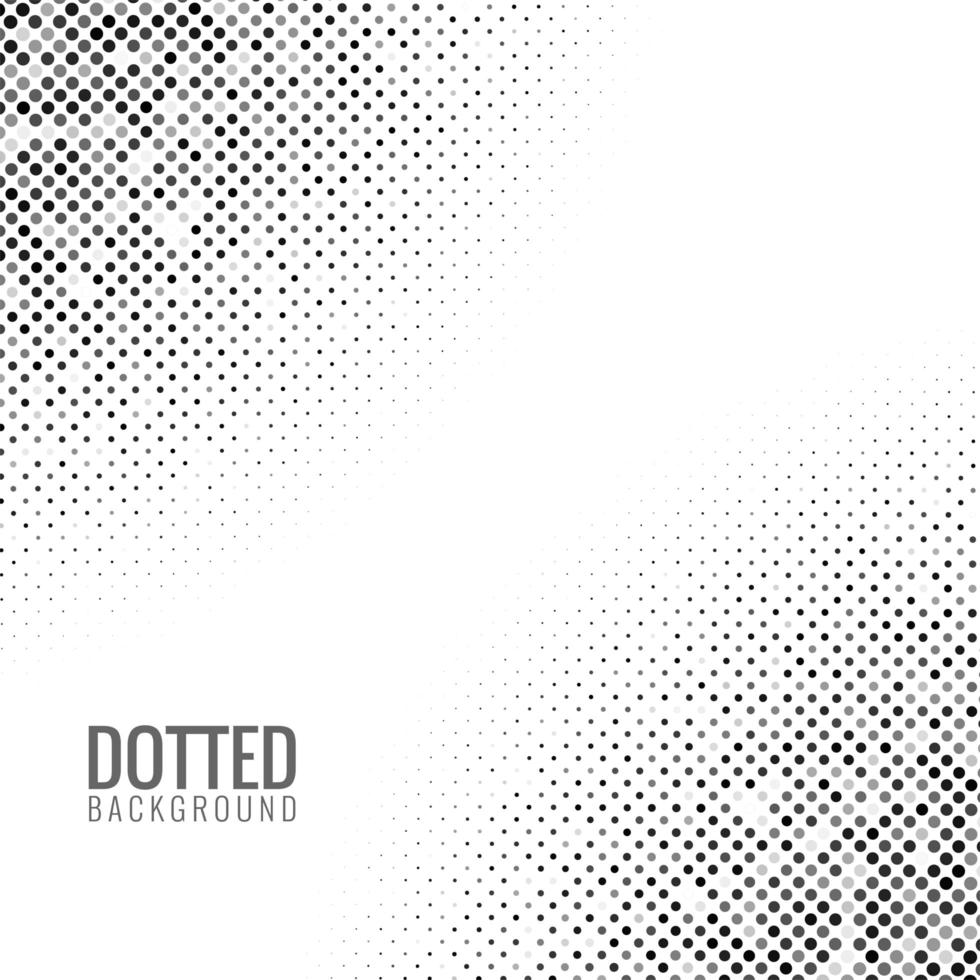 Abstract dotted halftone texture background vector